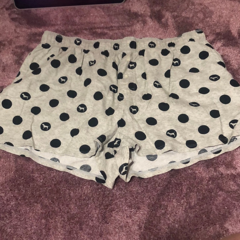 pink pajama shorts size small